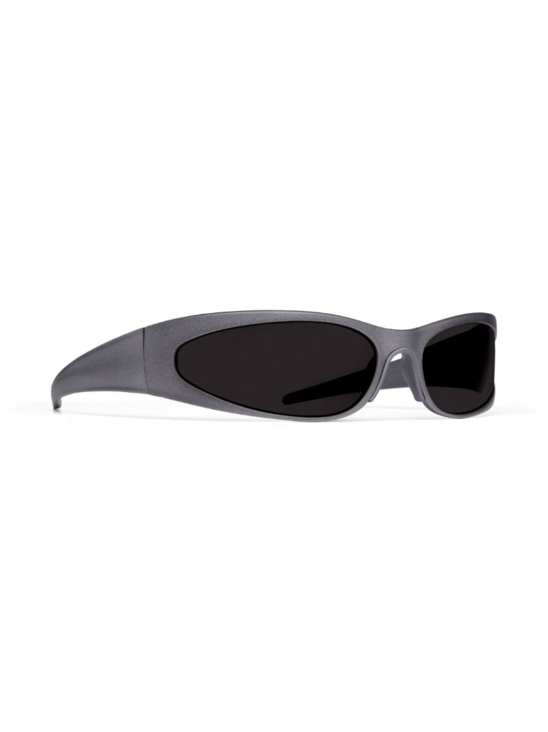 Солнцезащитные очки в овальной оправе Balenciaga Eyewear, серый — фото 2