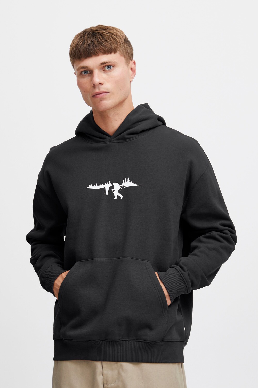 

Толстовка !SOLID Hoodie SDHalmus, черный