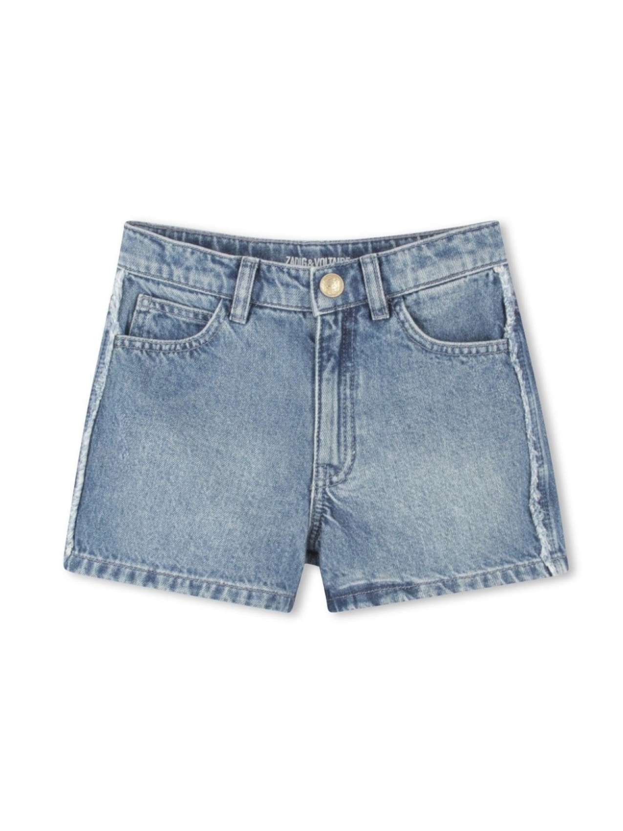 

Zadig & Voltaire Kids шорты с вышитым логотипом, синий