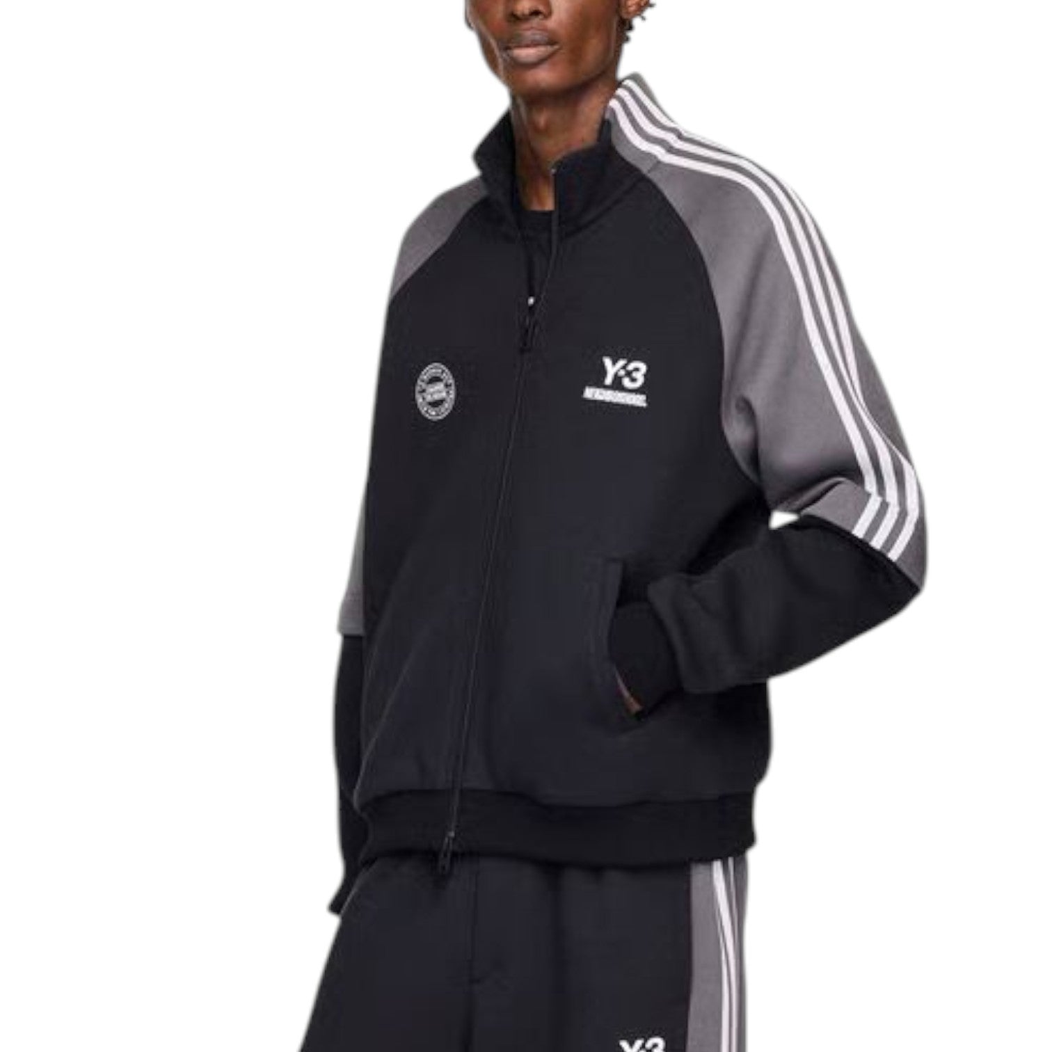 Куртка adidas Y-3 x Neighborhood Relaxed Track Jacket 'Black' — фото 3