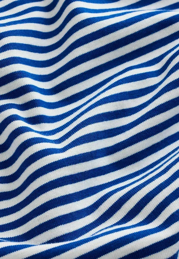 Футболка с принтом Next Regular fit horizontal stripe ringer t-shirt, синий — фото 3