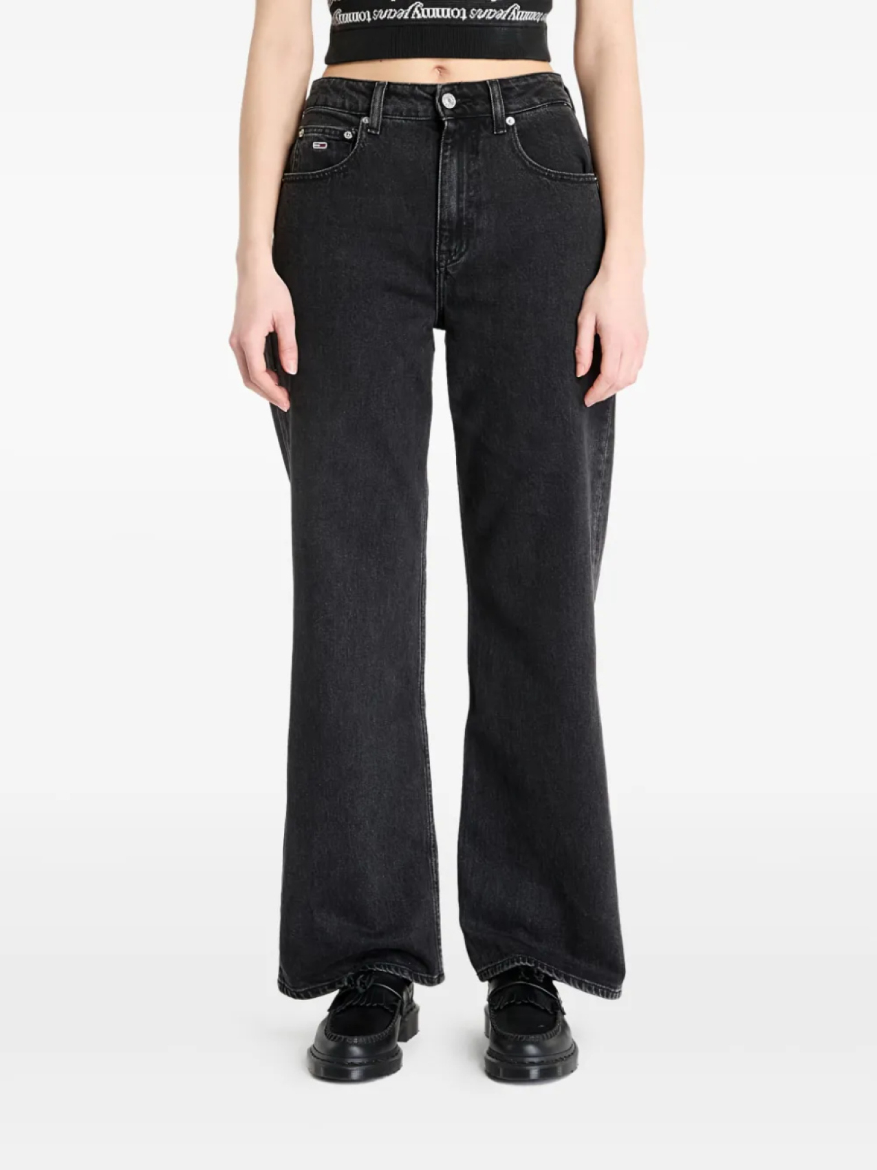 

Tommy Jeans прямые джинсы Mia, черный