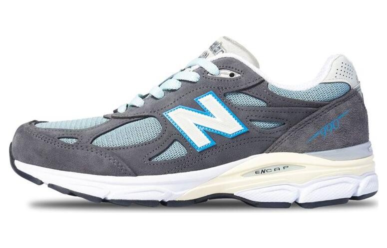 Кроссовки KITH x New Balance 990v3, серый/синий