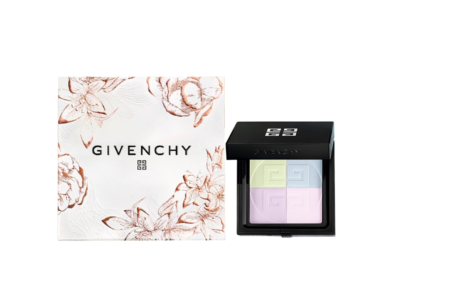 

Пудра-мусс подарочный набор четыре отделения освежающая и матирующая рассыпчатая пудра натуральная стойкая 9,5 г Givenchy