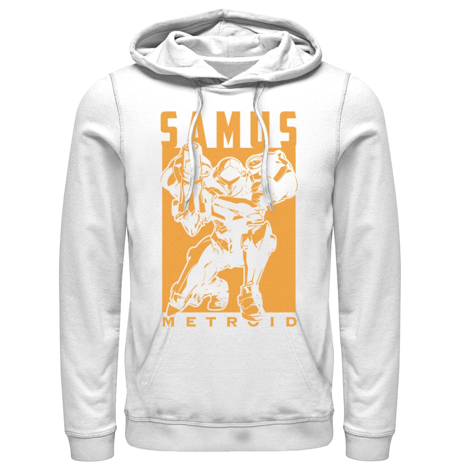 

Мужская толстовка с капюшоном в позе воина Nintendo Metroid Samus Returns Licensed Character