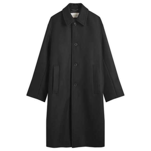 

Шерстяное пальто высокого качества Dries Van Noten, черный