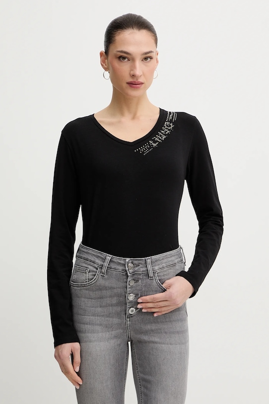 

Лонгслив Liu Jo, черный