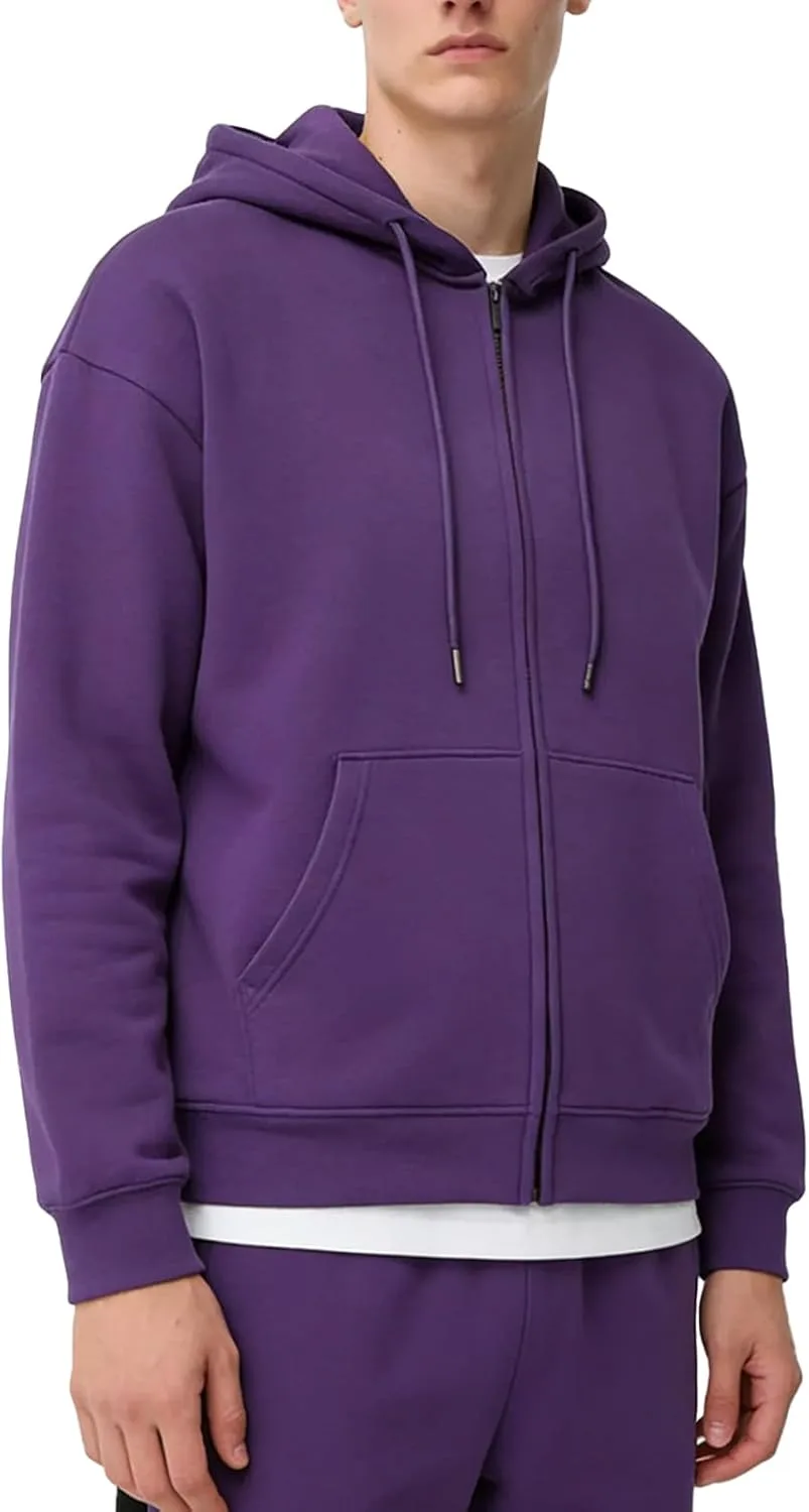 

Мужская худи на молнии с подкладкой Sherpa Fleece, свободный крой-3XL NIEEHBEGST