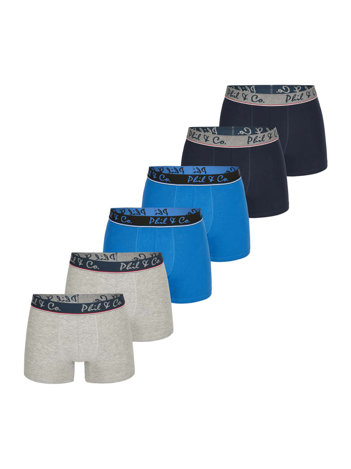 

Боксерские трусы Phil & Co. Berlin , цвет navy-blue-grey