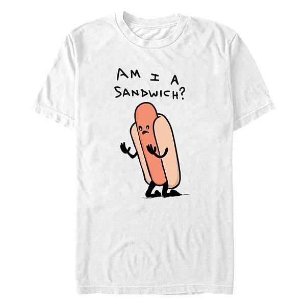 

Футболка Big & tall с принтом "Am I a sandwich" Licensed Character