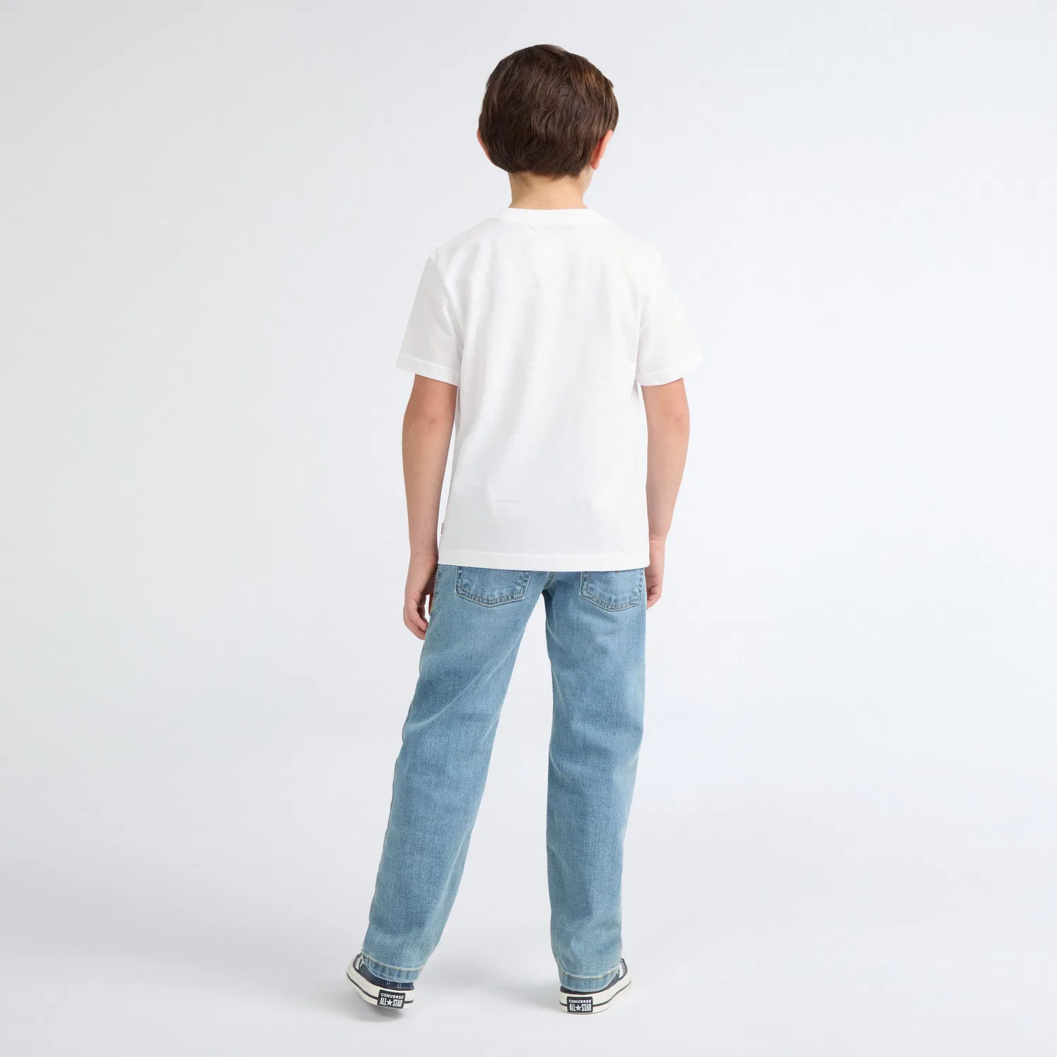 Футболка с коротким рукавом и графическим принтом «Catching Air» для мальчиков 4-7 лет Levi's, Bright White — фото 4