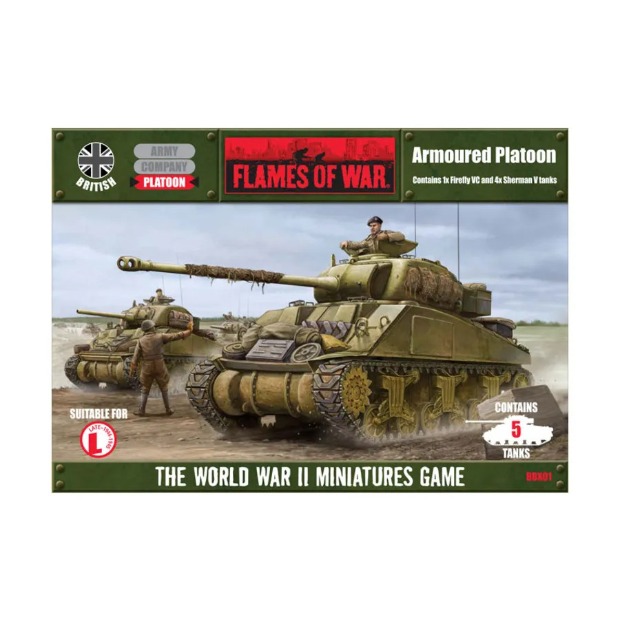 

Бронетанковый взвод Шермана, Flames of War - WWII - British - Box Sets & Miscellaneous
