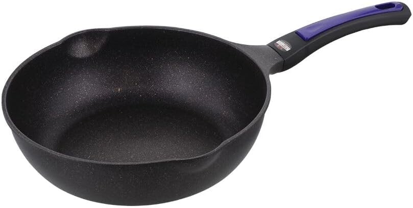 

ND-5098 Сковорода Volante Neo Purple Diamond Coat, глубокая, 11,0 дюймов (28 см), IH, совместимая с газовым огнем