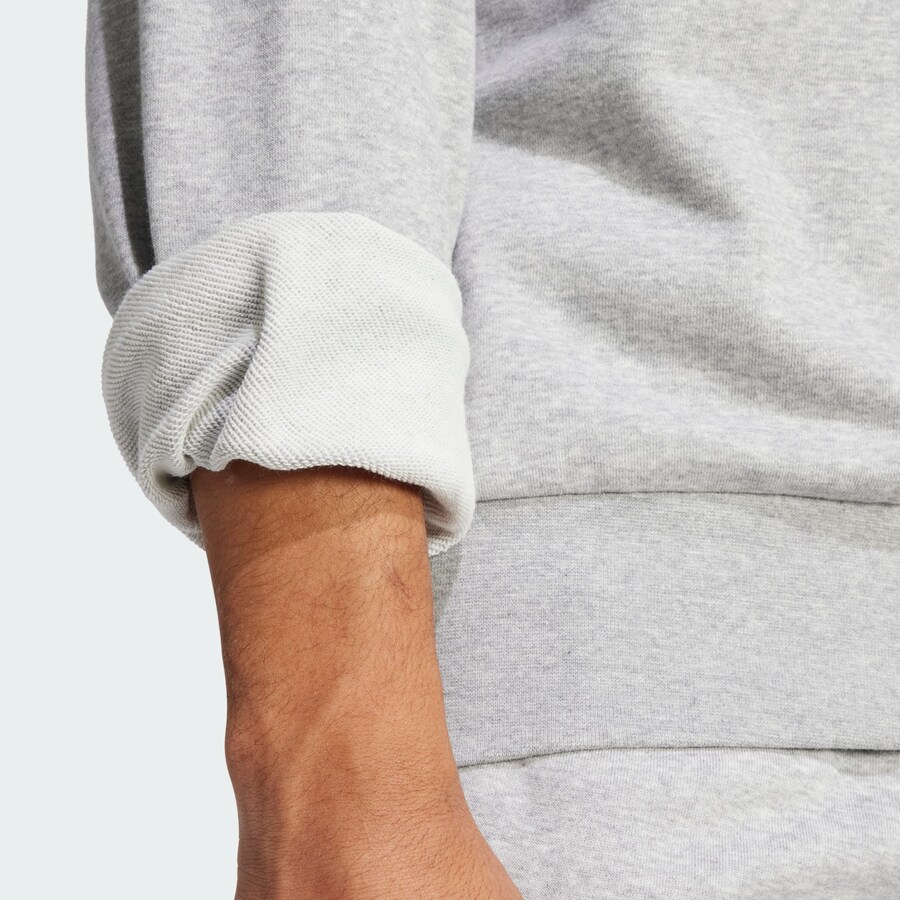 Свитер с капюшоном на молнии ADIDAS SPORTSWEAR Athletic Sweatshirt Essentials, серый — фото 4