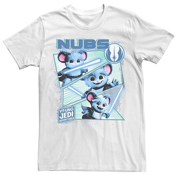 

Футболка Big & Tall Star Wars: Young Jedi Adventures Nubs Panels Graphic Licensed Character