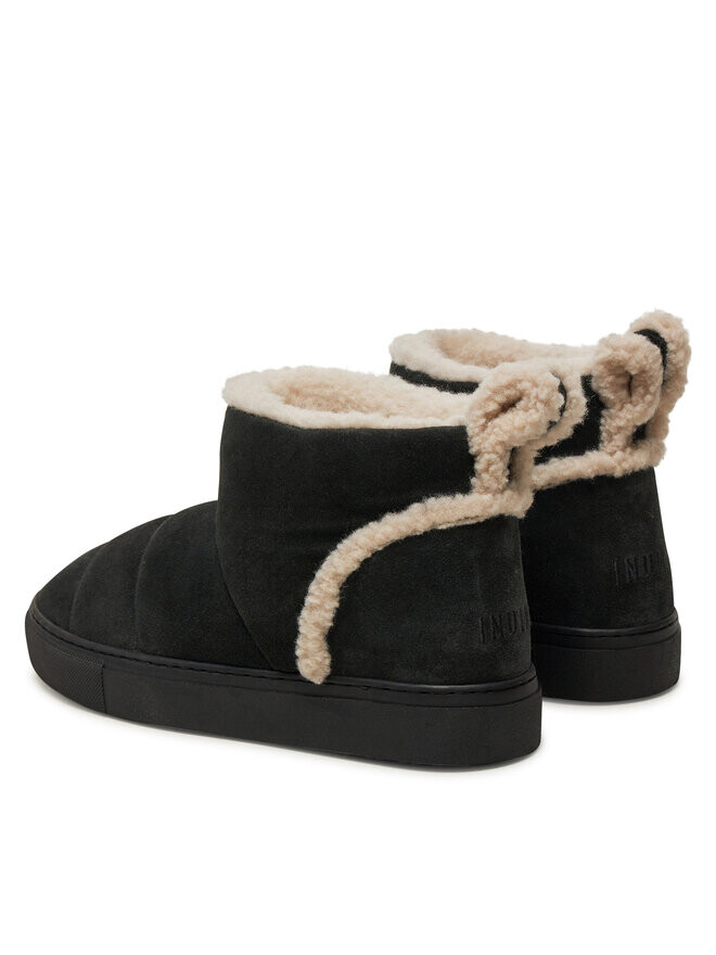 Зимние ботинки женские Inuikii Shearling с меховой отделкой, черный — фото 3