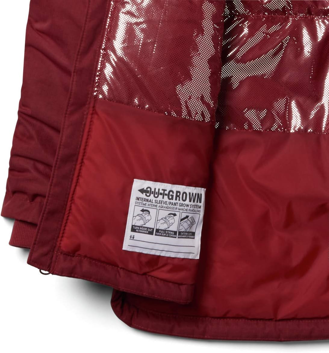 Куртка Columbia Girls Porteau Cove Mid, Marsala Red Heather — фото 3