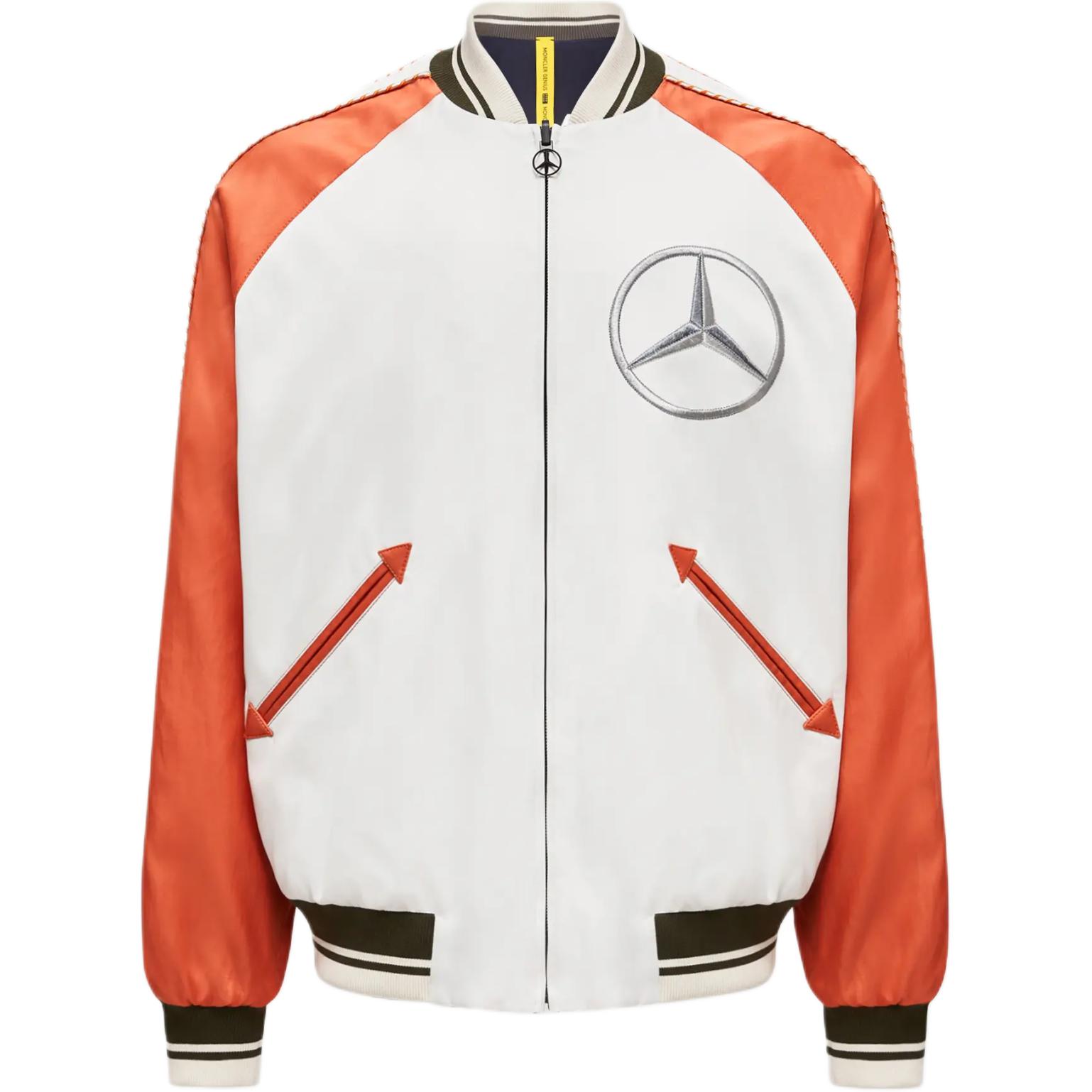

MONCLER GENIUS Куртка-бомбер реверсивная из сатина, Orange
