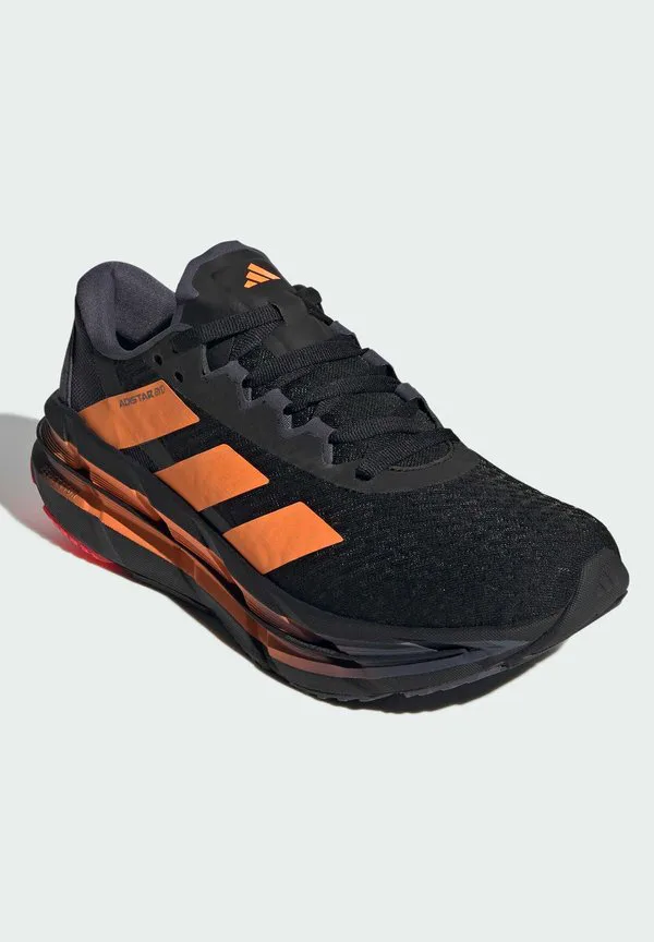 Кроссовки для бега по шоссе adistar byd m Adidas Performance, Core Black Lucid Orange Aurora Onix — фото 2