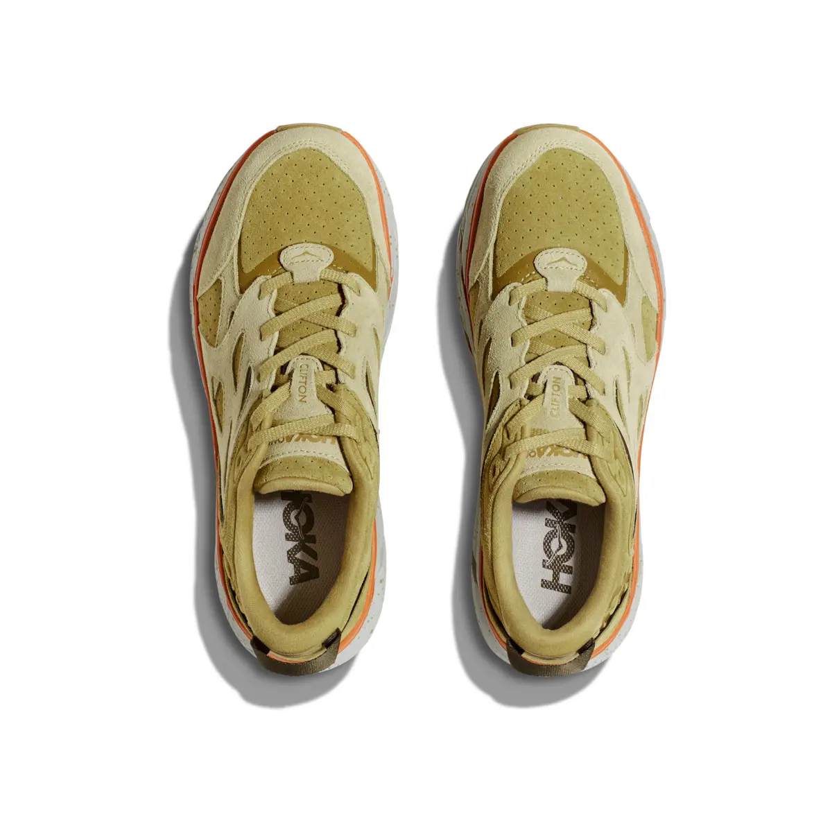 

Унисекс повседневные кроссовки Clifton L Suede Hoka, горчичный