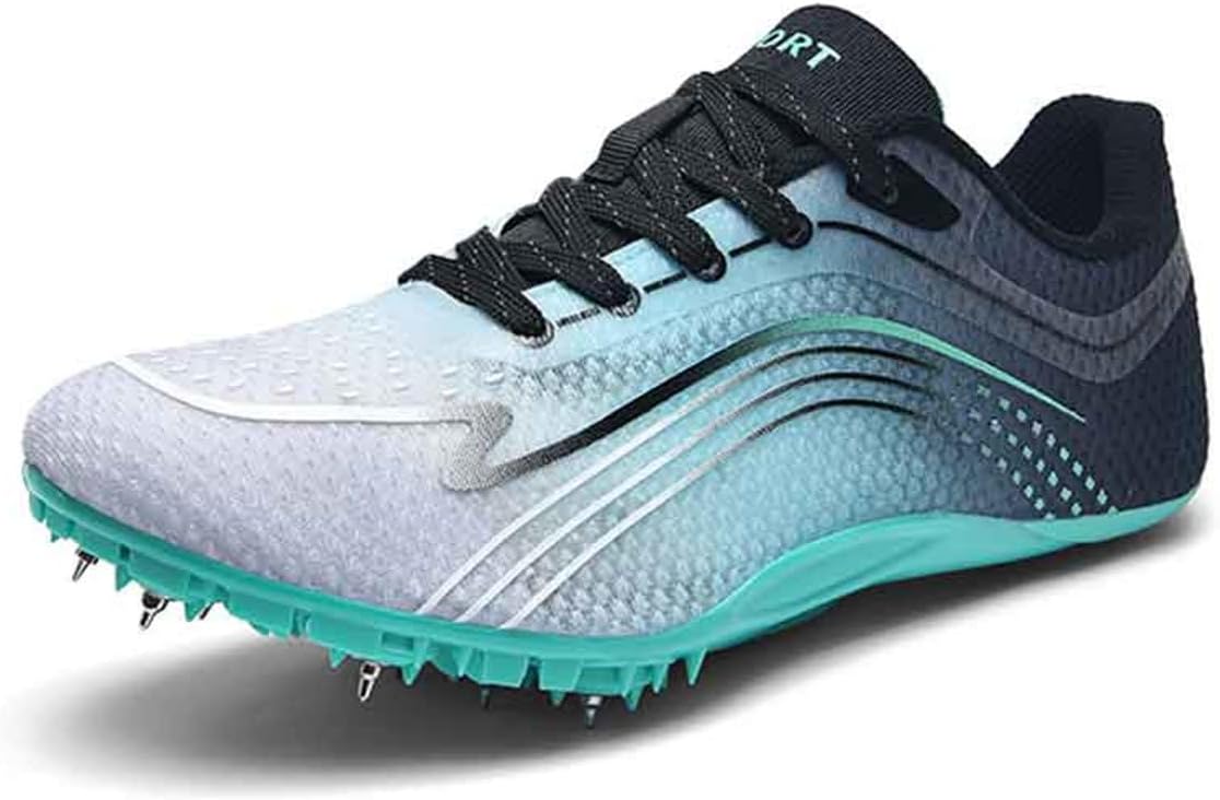 

Мужские легкая легко дышащая обувь для трековых и полевых видов спорта, кроссовки для бега и прыжков, тренировочные кроссовки для метания Donfaauk, черный