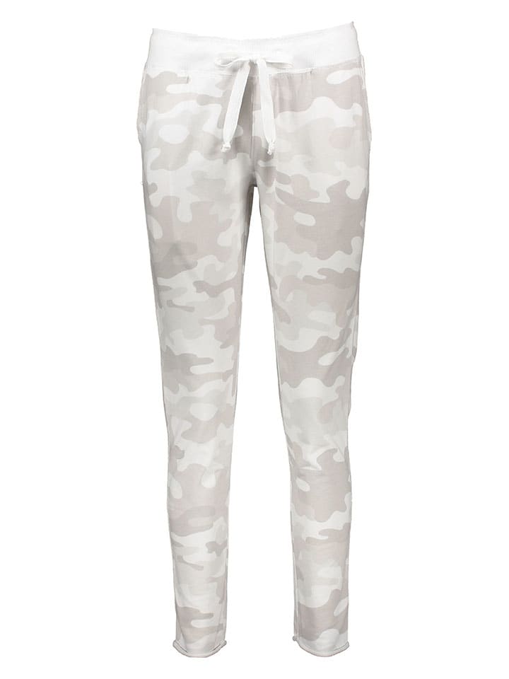 

Juvia Пижамные штаны светло-серого/белого цвета