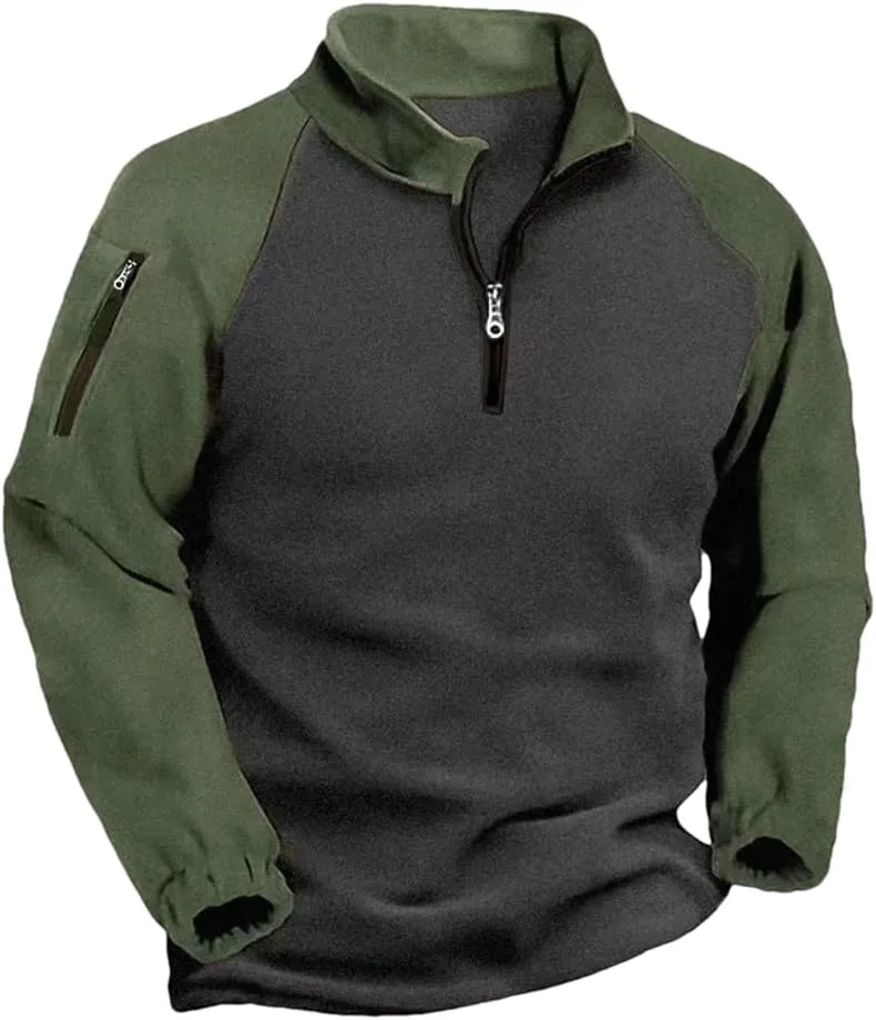 

Мужская флисовая толстовка с капюшоном и молнией