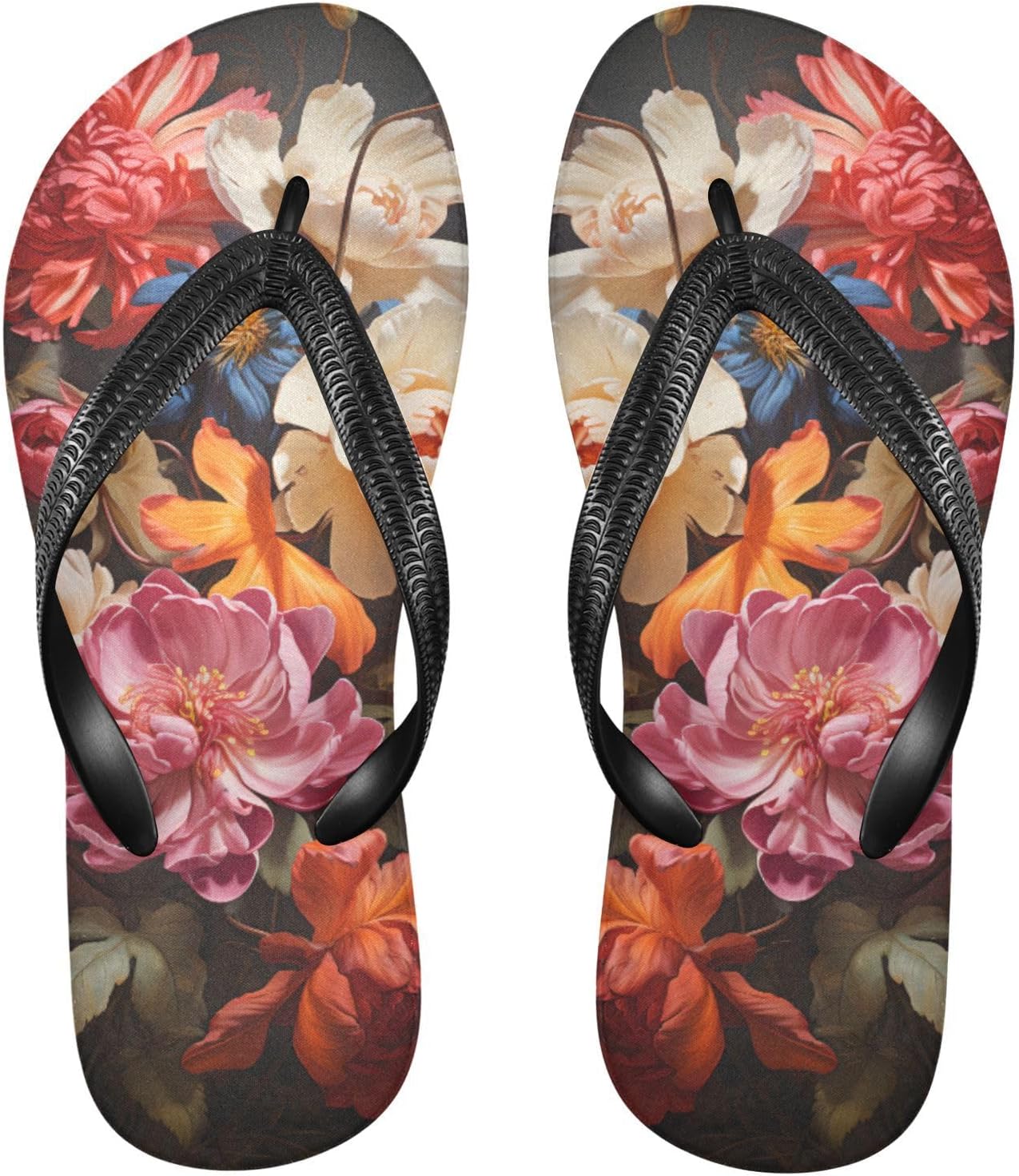 

Женские и мужские шлепанцы с акварельными цветами мака, женские тапочки, мужские сандалии, шлепанцы для душа, летние нескользящие шлепанцы для плавания, пляжа и ванной Mnsruu, Peony I 6654