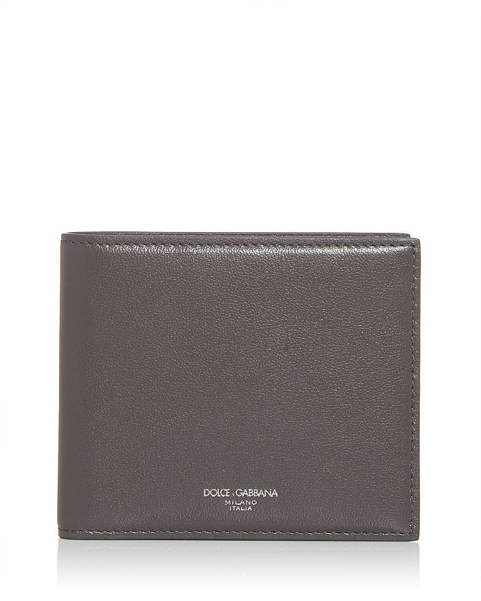 

Кожаный складной кошелек Dolce & Gabbana, серый
