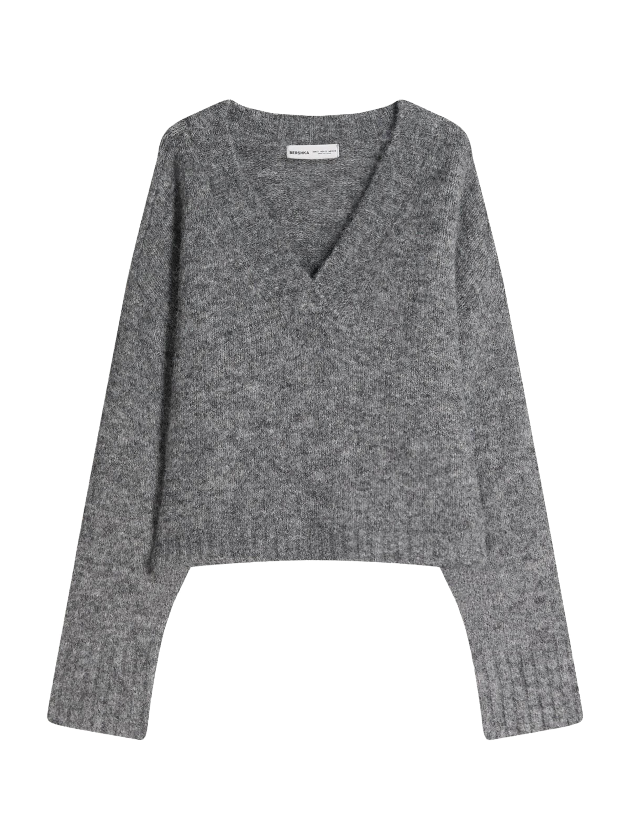 

Bershka Свитер в темно-сером цвете