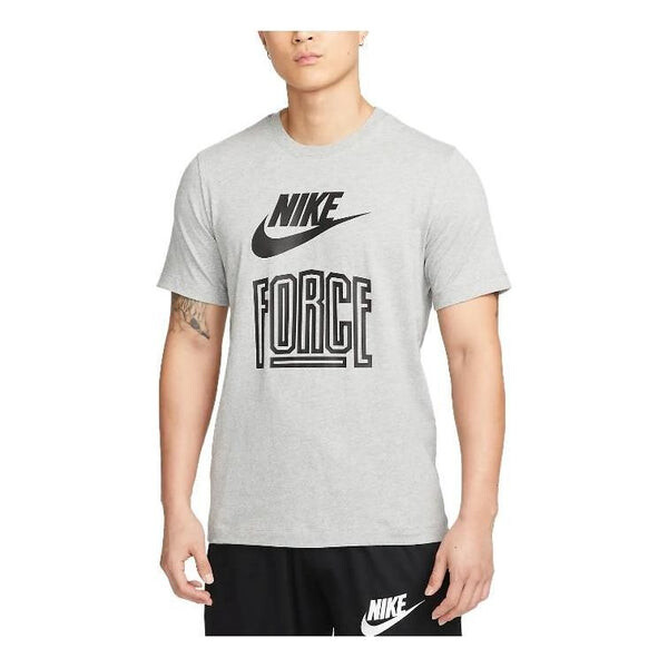 

Футболка Nike Logo Force T-shirt 'Grey', серый