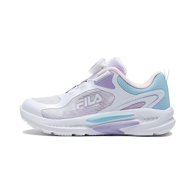 

FILA KIDS Детские кроссовки Rebound Low Top с износостойким эффектом, фиолетово-белые, для детей от 3 до 7 лет