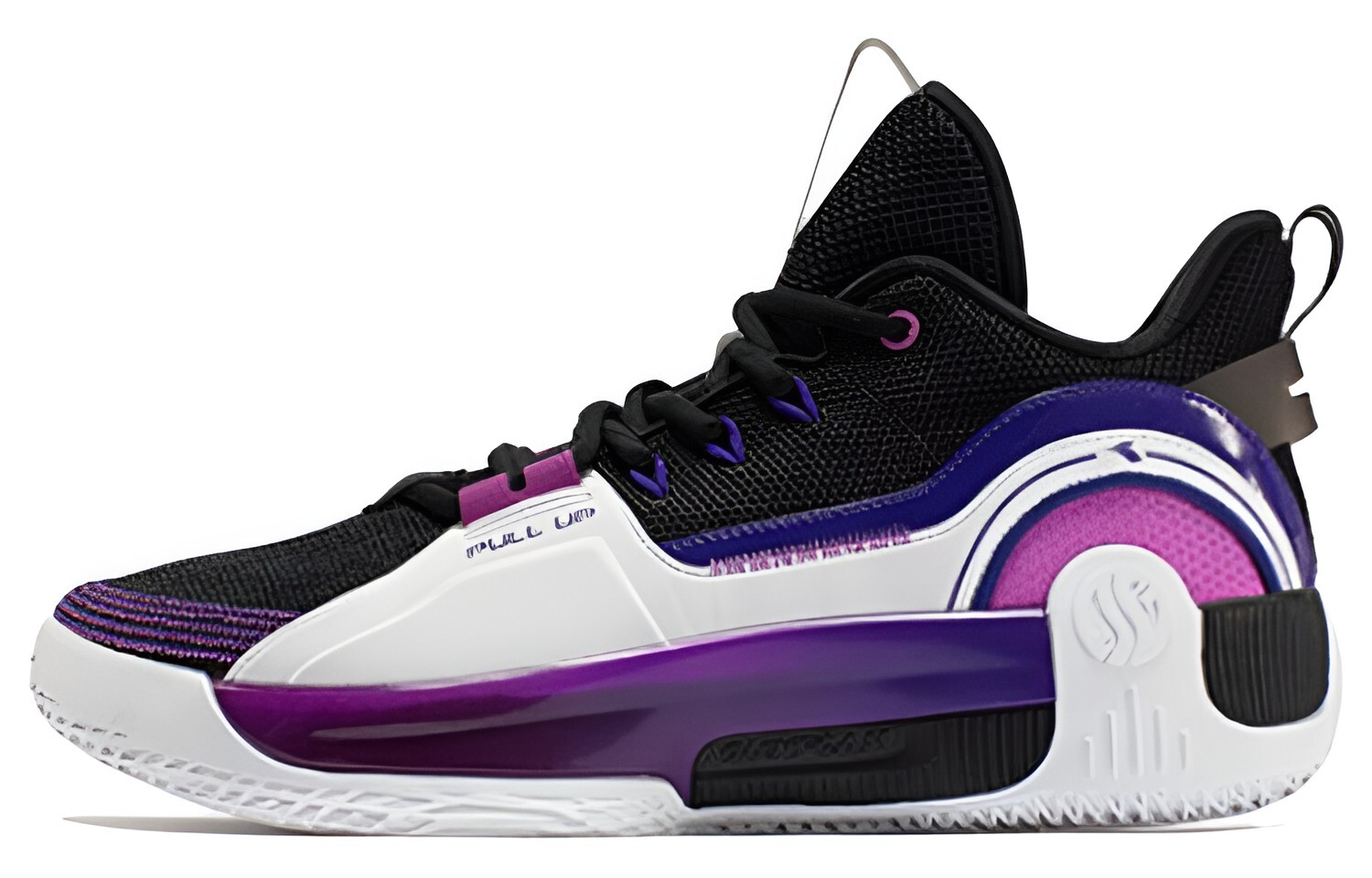 

Баскетбольные кроссовки AG Pull Up 1.5 Basketball Shoes Men Low-Top Obsidian Black / 361 Degrees White / Purple / Blue 361°