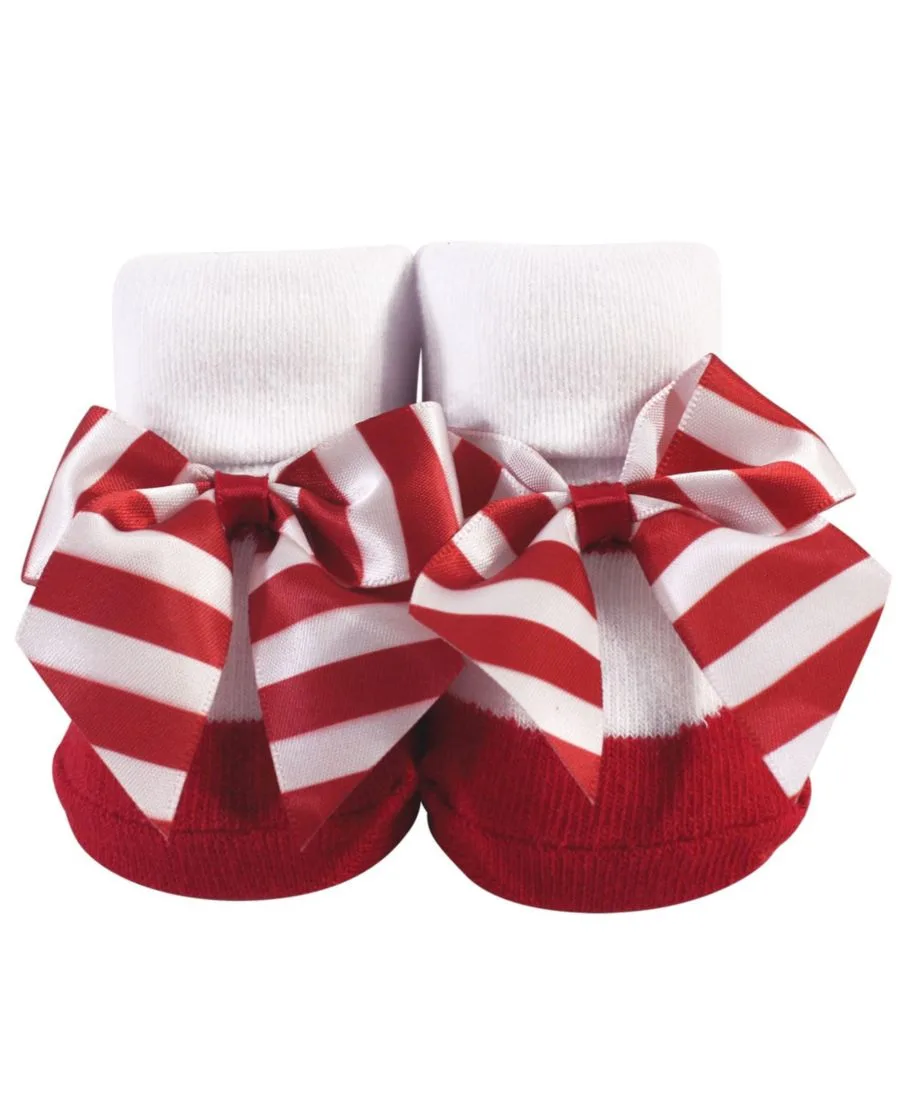Набор носков в коробке Hudson Baby, красный белый stripe — фото 3