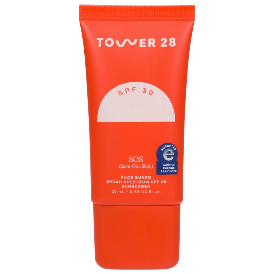 

Мини-солнцезащитный крем для лица Mini SOS FaceGuard SPF 30 на минеральной основе Tower 28 Beauty, 0.68 fl oz/20ml