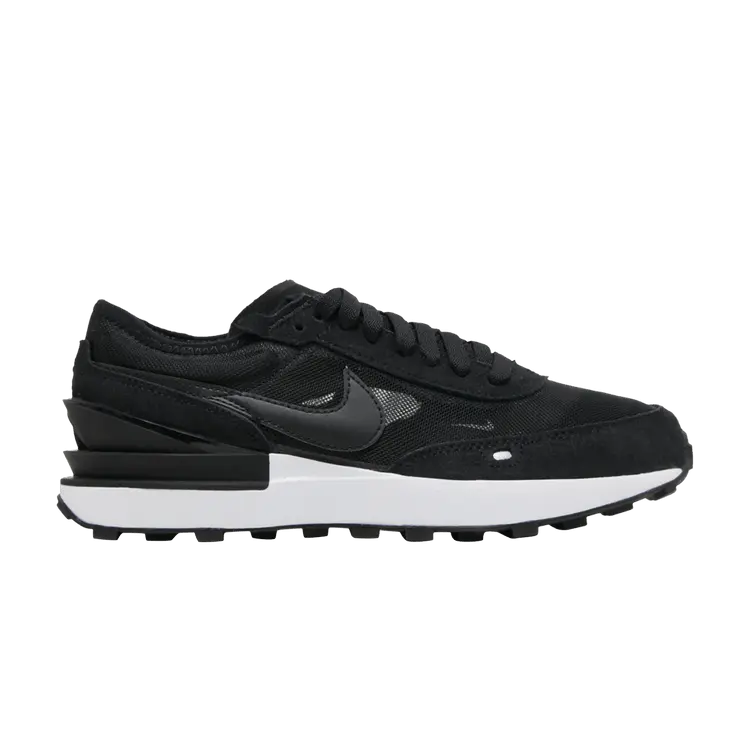 

Кроссовки Nike Waffle One GS 'Black', черный