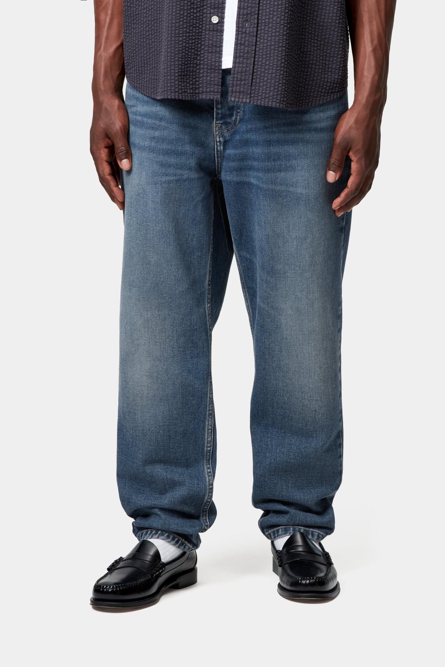 

Брюки Newel из органического денима Maitland (100% хлопок) Carhartt, синий