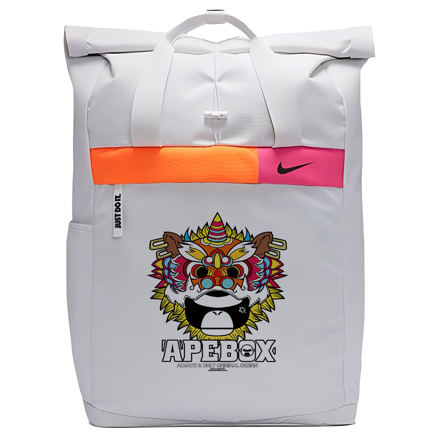 

Nike Тканевый рюкзак унисекс светло-серый, Lion Head Gorilla