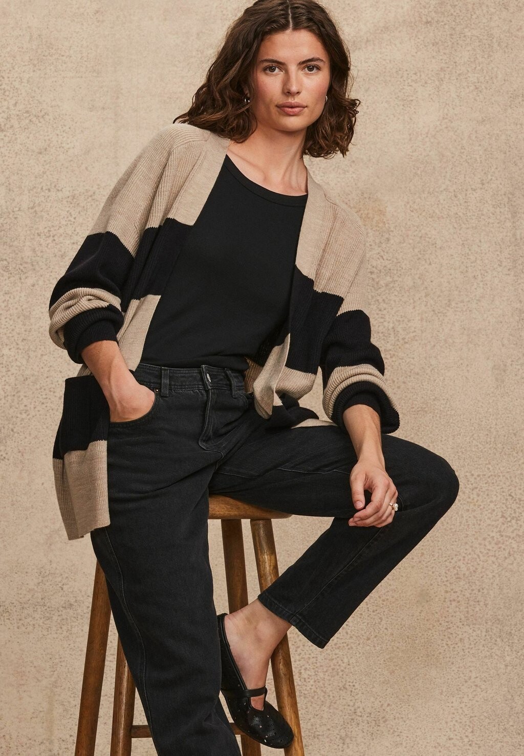

Кардиган REGULAR FIT Next, коричневый