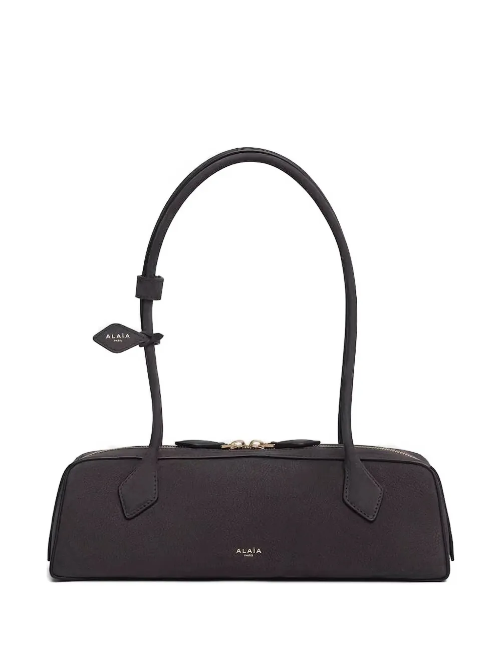 

Сумка-тоут с верхней ручкой и молнией Alaïa, серый