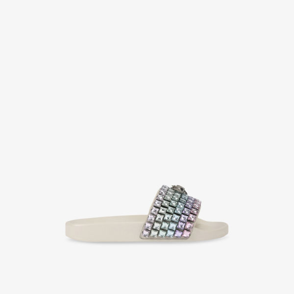 Сабо Kurt Geiger London Meena eagle с кристаллами, мультиколор