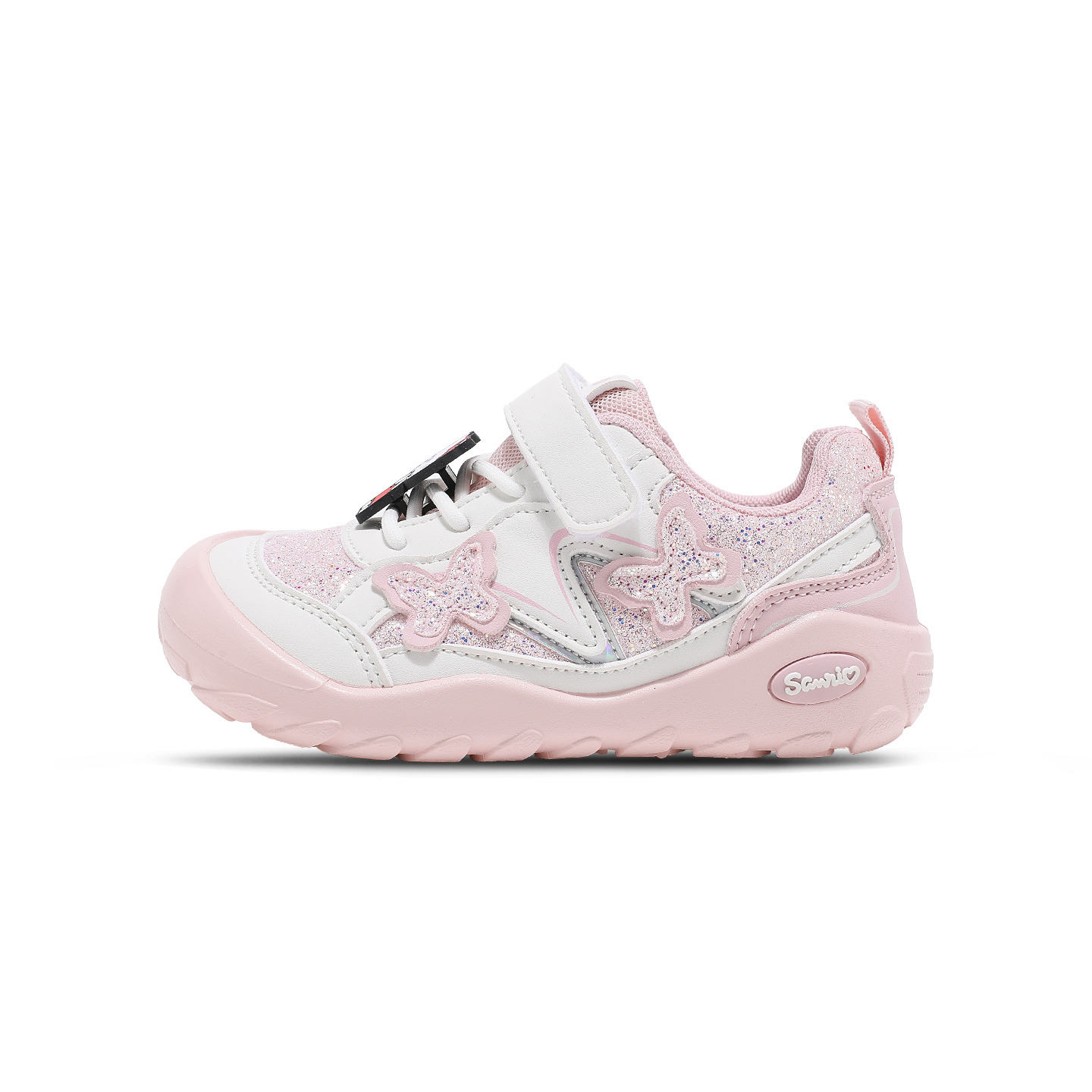 

Детские повседневные кроссовки low top из искусственной кожи с амортизацией, устойчивые к истиранию и скольжению Sanrio, розовый