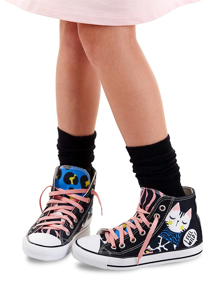 

Высокие кроссовки Denokids Sneakers Forest Cat, черный