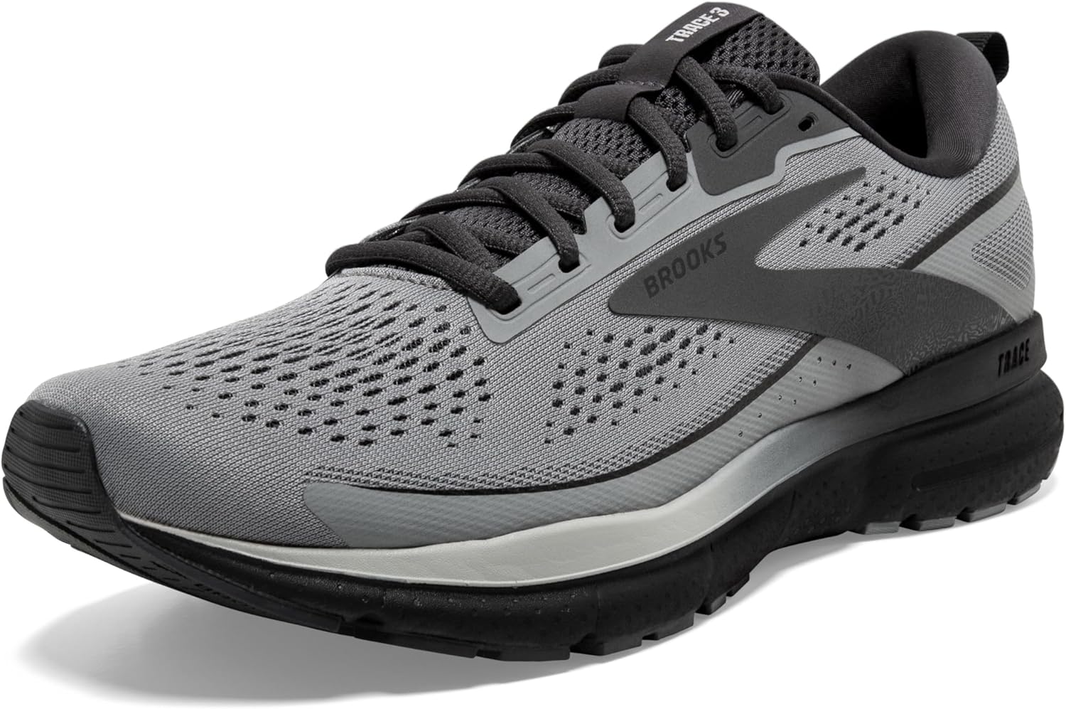 

Мужские нейтральные беговые кроссовки Brooks Trace 3, черный/серый