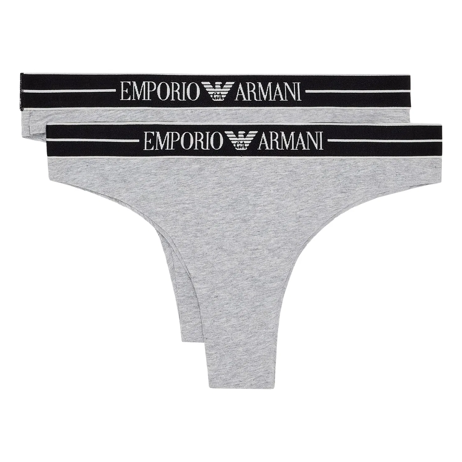 Слипы Brazilian 2 шт., Emporio Armani, серый