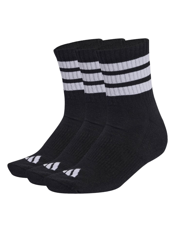 

Adidas Набор из 3 носков черного цвета
