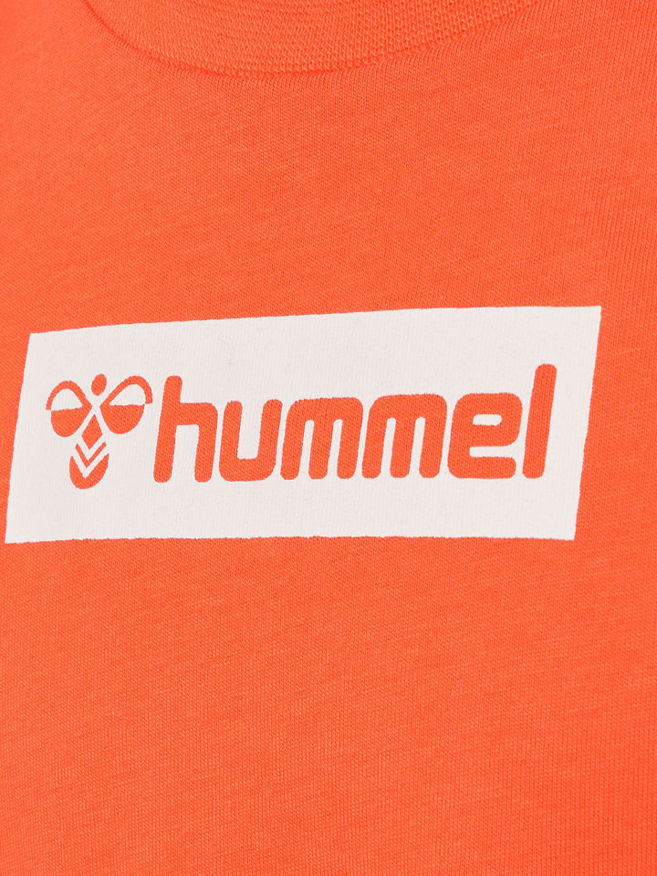 Hummel Детская футболка Hmlflow цвета «Черный помидор» — фото 3