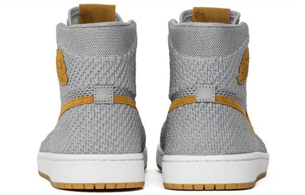 Кроссовки 1 ретро высокие og Flyknit Air Jordan, серый — фото 3