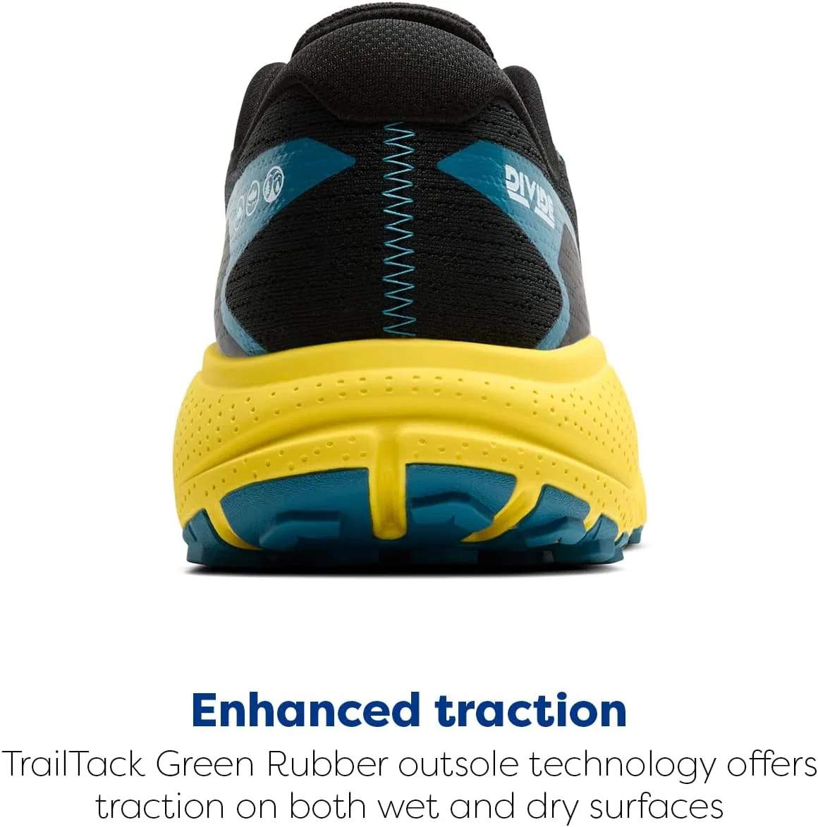 Мужские кроссовки Brooks Divide 5, Black Celestial Quince — фото 3