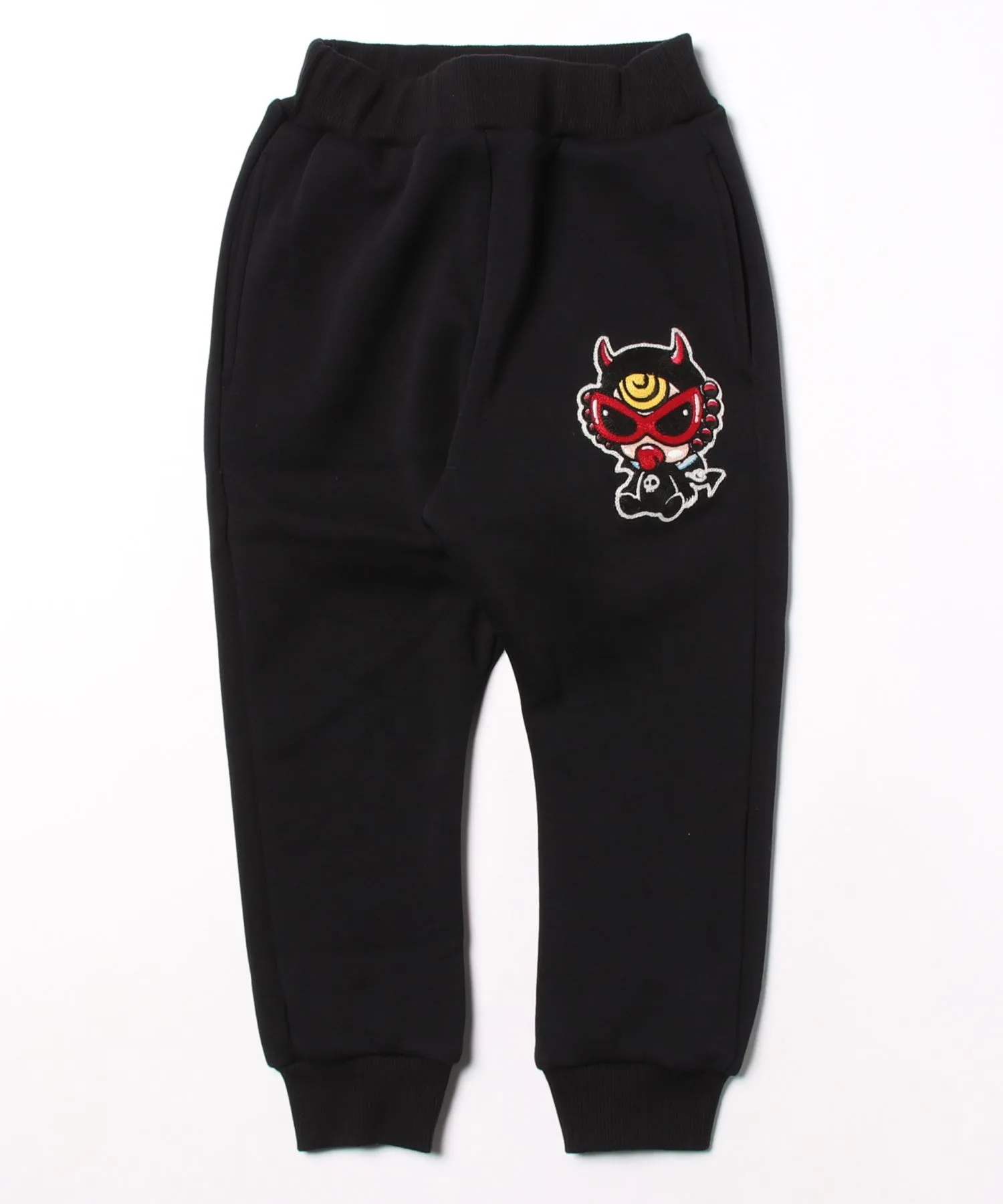 Детские штаны с хвостом HYSTERIC MINI DEVILKIN чёрные